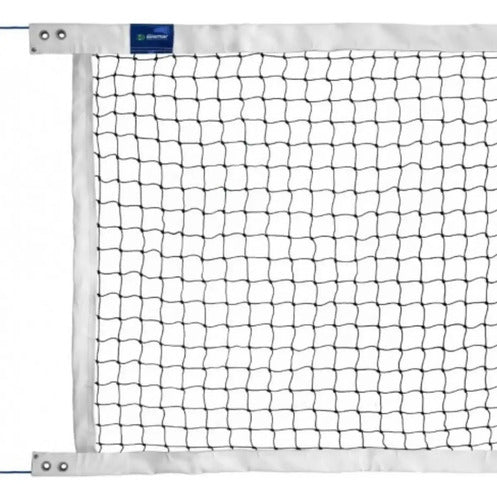 Red Profesional Voley 4 Tiras Pvc 10x1m Mallado 5cm Gismar Blanco