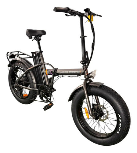 Bicicleta Electrica Knex Sport Titan Pro 48v 750w R20 Gris Gris Oscuro 17