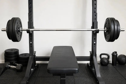 Kit Pesas Barra Recta Discos Pvc Cemento Gimnasio Fitness Barra 1.50 M 4x3 Kg 4x2 Kg