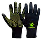 Guantes De Entrenamiento Para Niño Black Green Negro Liso Único