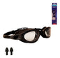 Antiparras Hydro Unibody + Tapones Lente Natacion Antifog Uv Color Negro
