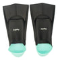 Patas Rana Natación Hydro 2.0 Aletas Cortas Silicona Color Negro Aqua Talle De Las Patas De Rana L