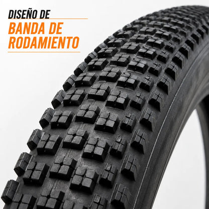 Pack X2 Cubiertas Bicicleta Rodado 29 29x2.125 Mtb Negro