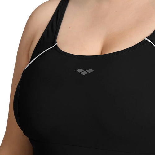 Malla Natación One Piece Plus Size Dama Uv 50+arena Mmsports