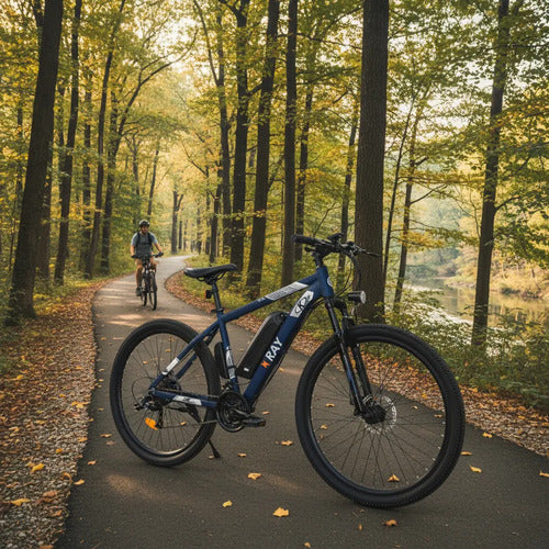 Bicicleta Eléctrica Ray Rodado 29 K'nex Azul Oscuro