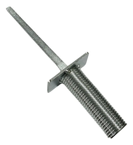 Pincho Estaca Para Baston De Slalom Resorte Entrenamiento Plateado
