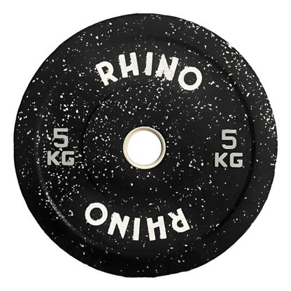 Disco Olimpico Caucho Bumper Crossfit Levantamiento 5kg Negro