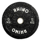 Disco Olimpico Caucho Bumper Crossfit Levantamiento 5kg Negro