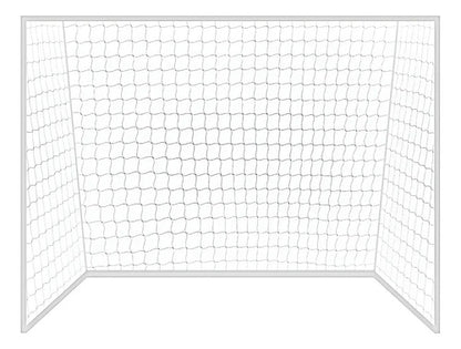 Red De Futbol 7 2mm Nylon 6.2x2.3m Uv Gismar Blanco
