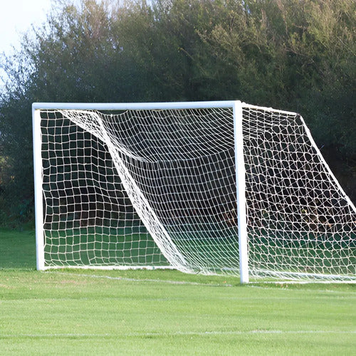 Par De Cables De Velo Tipo Red Para Campo De Fútbol Gol, Protección Uv De 4 Mm Blanco