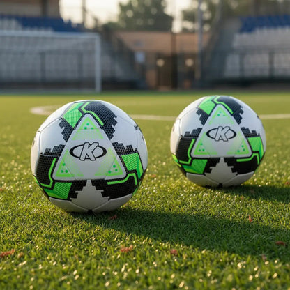 Pelota Fútbol K 2023 N4 Negra/blanca/flúor Entrenamiento Blanco/negro/fluor