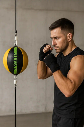 Cielotierra Entrenamiento Boxeo Profesional Cuero - Esparta Negro