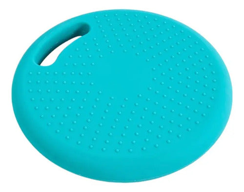 Plataforma Bosu 33cm Equilibro Entrenamiento Liveup Celeste