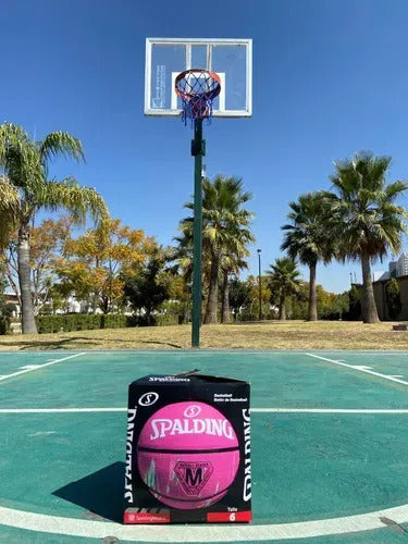 Pelota Basketball Spalding No.6 Marble Series Rosa