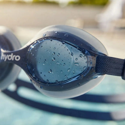 Lentes Natacion Hydro Unibody Racing Junior Antifog Uv Azul