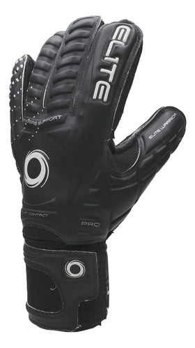 Guantes De Arquero Para Niños Elite Sport Warrior Color Negro Talle 5