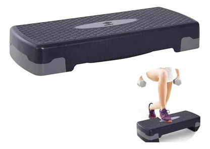 Step Pro 2 Escalones Regulables Fitness Entrenamiento Umbro Negro