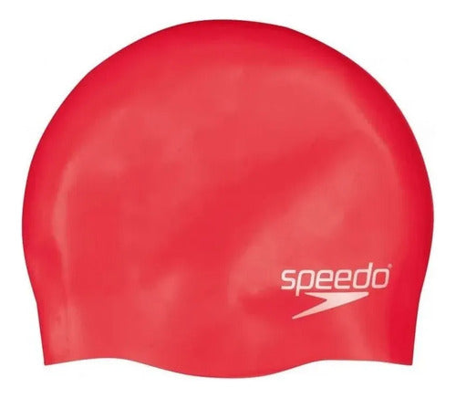 Gorra De Natación Plain Flat De Silicona Speedo