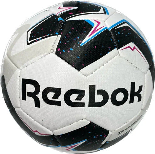 Pelota De Fútbol Reebok Zig Generation N° 5 Color White Black Pink