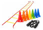 Set 8 Conos Entrenamiento + Escalera Agilidad + Soga Saltar Surtido