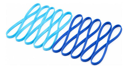 Pack X10 Vinchas Para Cabello Elásticas Talle Único Surtido Unico