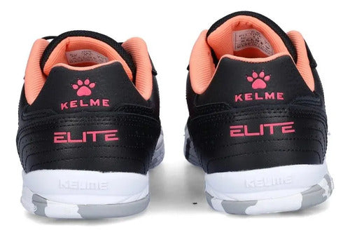 Calzado Futsal Kelme Elite Pro Adulto Mmsports Negro Y Rosa 35