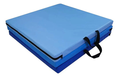 Colchoneta Entrenamiento Plegable 180x60x4 Cm - Liveup Azul