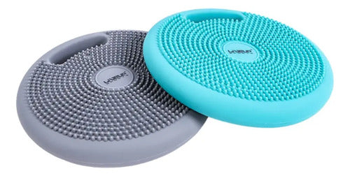 Plataforma Bosu 33cm Equilibro Entrenamiento Liveup Celeste