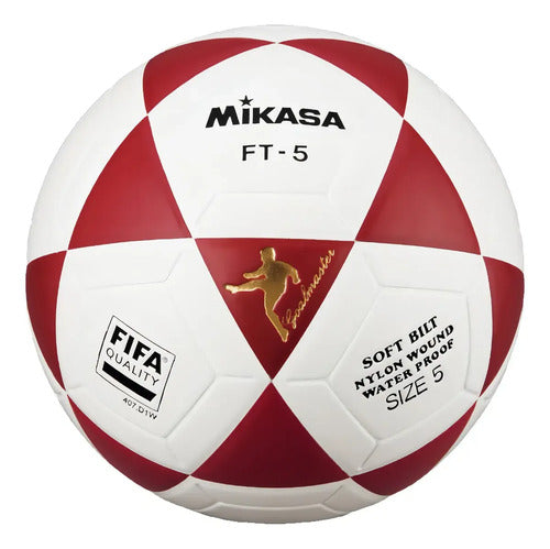 Pelota Beach Futbol Ft5  Termosellada Fifa Mikasa A/b/r Rojo