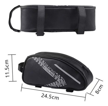Bolso Estuche Bicicleta Ciclismo Impermeable Cuadro - Inbike Negro