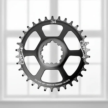 Monoplato Bicicleta 148mm 12 Velocidades Dcr148-34t - Sumart Negro