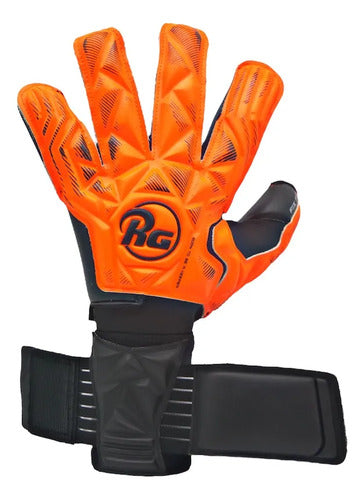 Guante Arquero Rg Profesional Aegix 2526 Mmsports Naranja 7