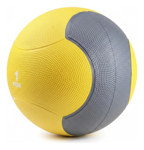 Pelota Medicinal 1 Kg Amarilla - Livepro Amarillo