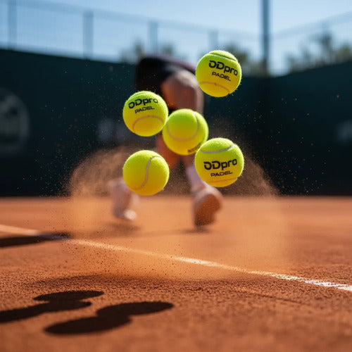 Tubo X2 Pelotas De Padel Odpro Mmsports Amarillo