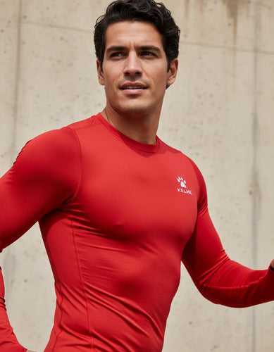 Remera Térmica Manga Larga Gruesa De Hombre Kelme Mmsports