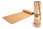 Mat De Yoga De Corcho Natural Antideslizante Eco Friendly Marrón Claro