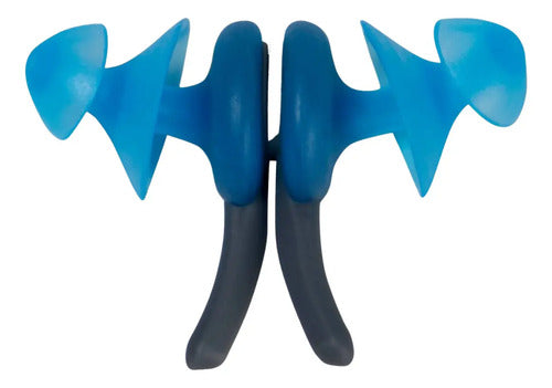 Tapones De Oídos Para Natación Speedo Biofuse Azul/gris - 1 Par