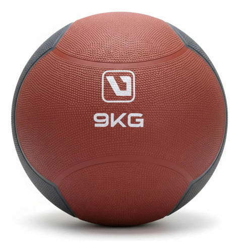 Pelota Medicinal 9 Kg Bordo - Livepro Bordó