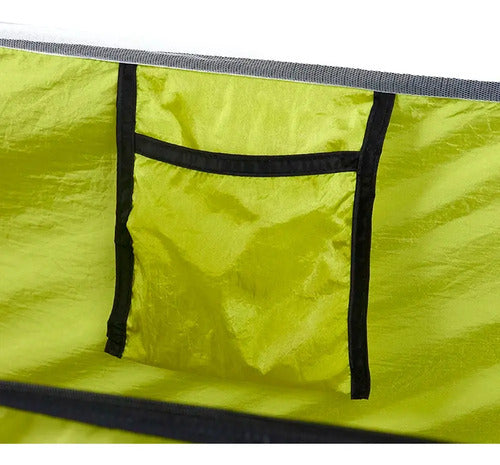 Hamaca Paraguaya Hawapi Samay Red De Descanso Colgante Verde Verde Lima