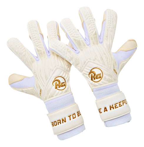 Guante Arquero Rg Profesional Valah 26 Mmsports Blanco 11