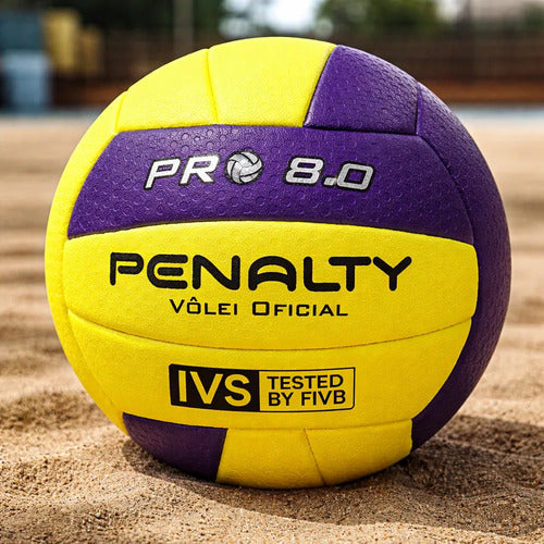 Pelota Volleyball 8.0 Pro Fivb Penalty Amarillo