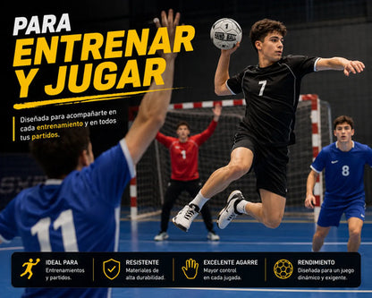 Pelota Handball Knex N°1 Gris Entrenamiento Y Competencia Gris 1