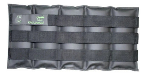 Tobi Pesas Profesional Gimnasio Engomadas Kallango 14kg Par Negro