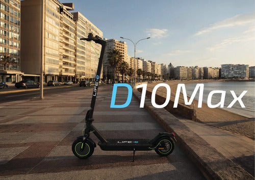 Monopatín Eléctrico Life-e D10 Max 350w 35km/h Mmsports Negro
