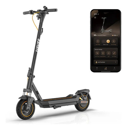 Monopatín Eléctrico Navee Gt3 700w Hasta 50km Negro