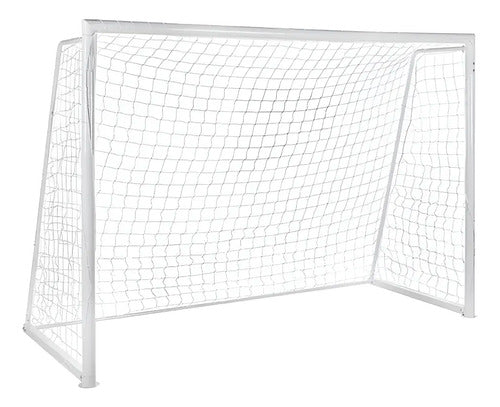Red De Futbol 11 2mm Nylon 7.5x2.5x0.6m Uv Gismar Blanco