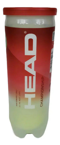 Tubo X3 Pelotas Head Championship Tenis Padel Importadas Itf Amarillo