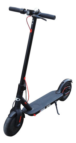 Monopatín Eléctrico Plegable 250w - Motor Potente - 25 Km/h Negro