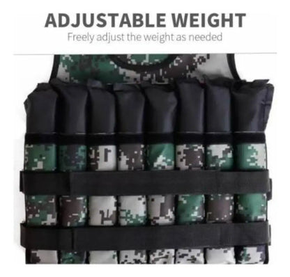 Chaleco Con Peso Ajustable Crossfit Fitness 15kg Rhino Negro