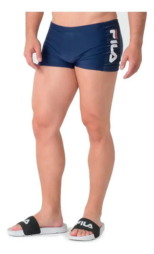 Boxer Natación Sunga Piscina Fila Side Print Mmsports